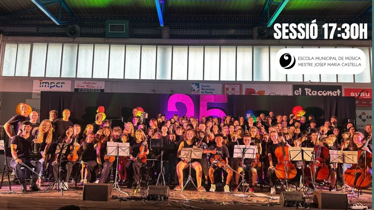 CONCERT DE NADAL DE L'ESCOLA DE MÚSICA. Sessió 17:30h